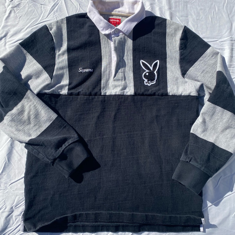 MEN’S L Supreme Playboy Rugby Long Sleeve